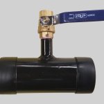 Carbon Steel Pipe Nipple with Brass Ball Valve – Blow Off
