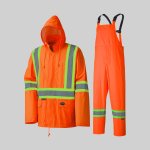Lightweight Waterproof Safety Rainsuit